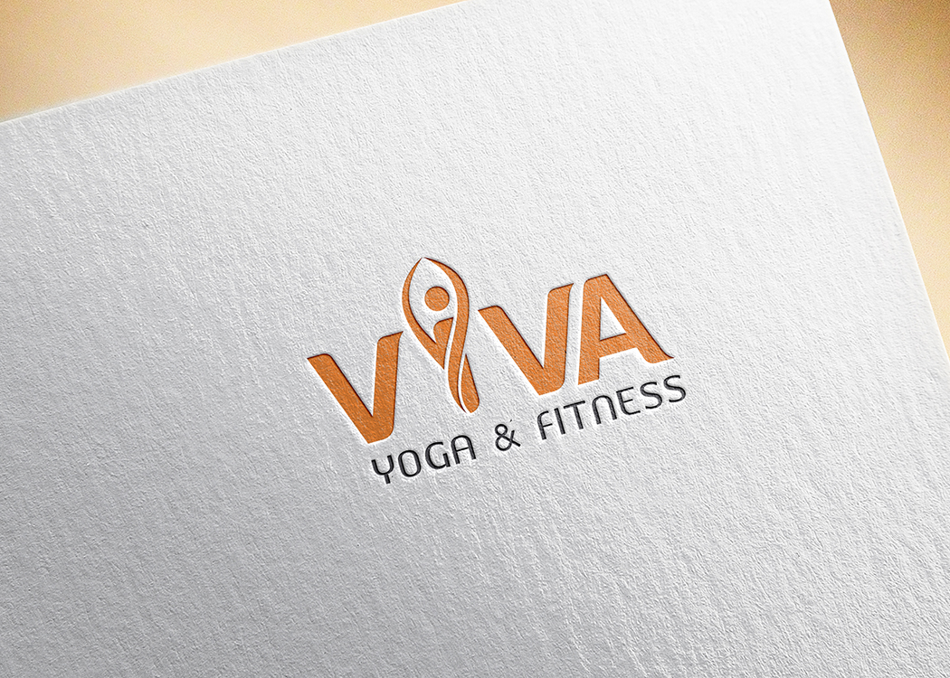 VIVA FITNESS & YOGA - Thiết kế logo phòng tập Gym VIVA YOGA & FITNESS